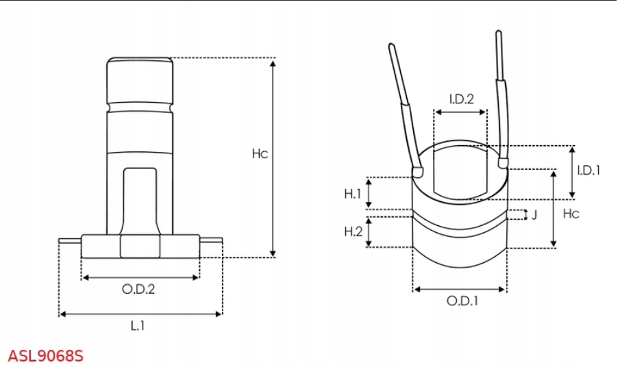 фото №3, Komutator генератора asl9068s