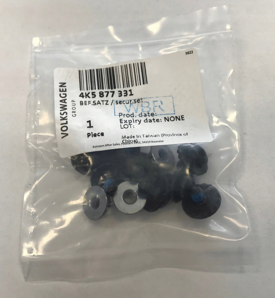 фото №1, Audi a6 c8 4k limo набір кріпильний болти люк 4k5877331