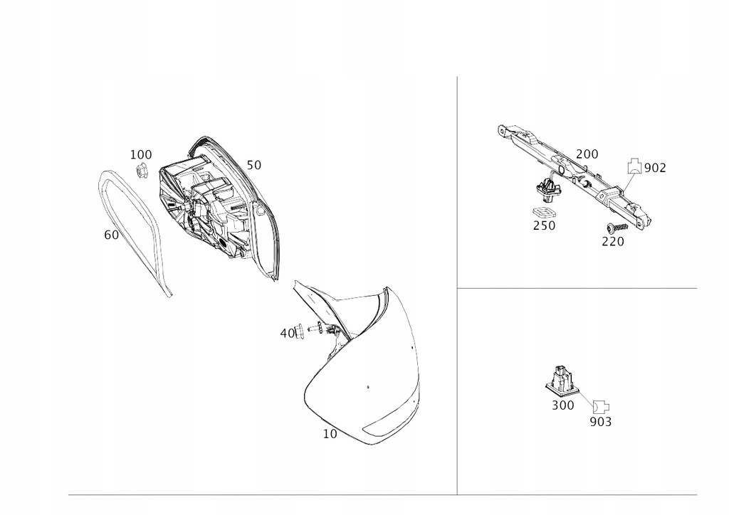 фото №1, Фара задняя правый левый mercedes b klasa w247