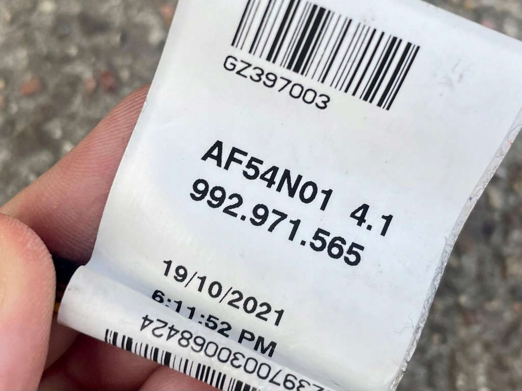 фото №9, Porsche 911 992 carrera gts електропроводка джгут обігрівача 2-strefowej