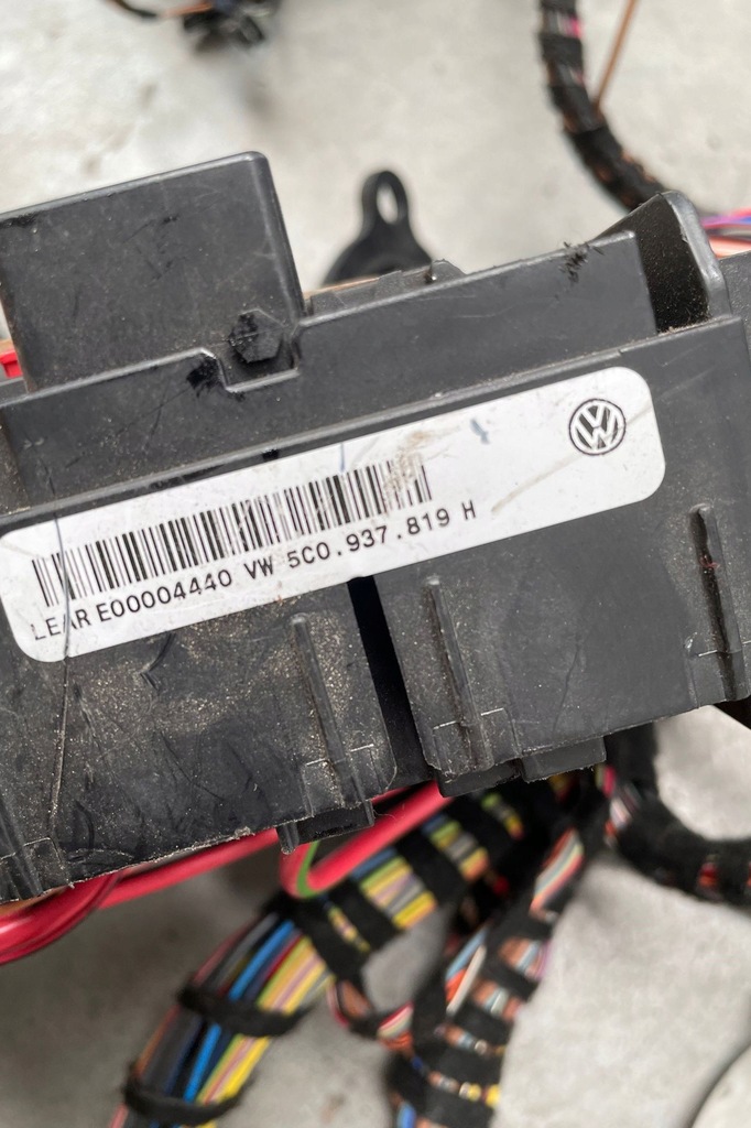 фото №6, Vw beetle 5c5 2.5 usa електропроводка джгут автоматична коробка передач