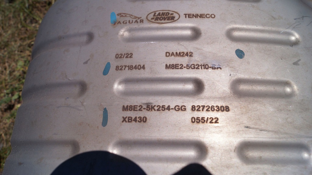 фото №5, Range rover vogue l405 lift 21-24 гаситель выхлоп m8e2-5g2110-ba t