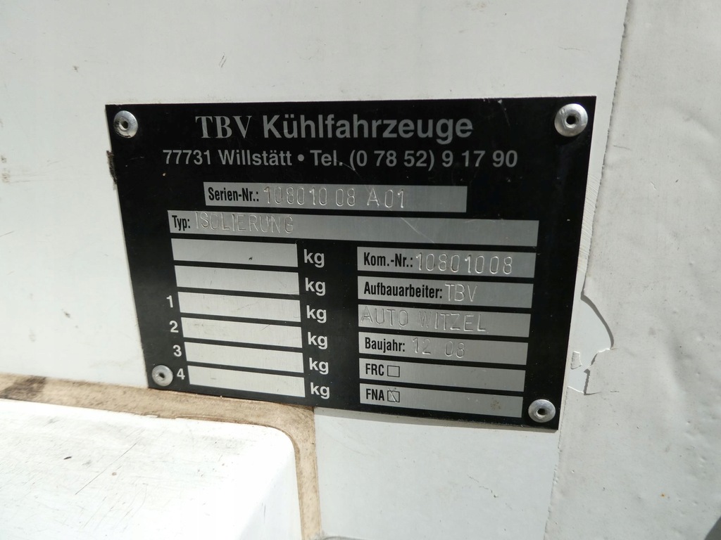 фото №7, Холодильная установка изотермический кузов контейнер renault master ii 08r.