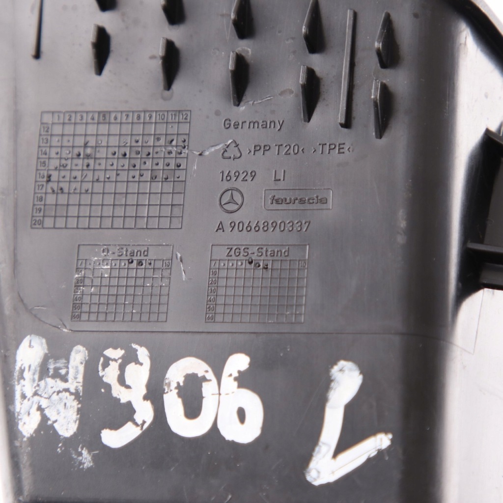 фото №9, Mercedes sprinter w906 защита отверстие вентиляционный панели левая a9066890337