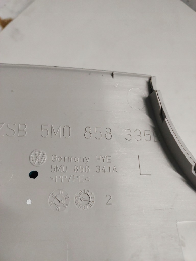 фото №7, Защита słupa a левая vw golf vi plus 5m0858335b