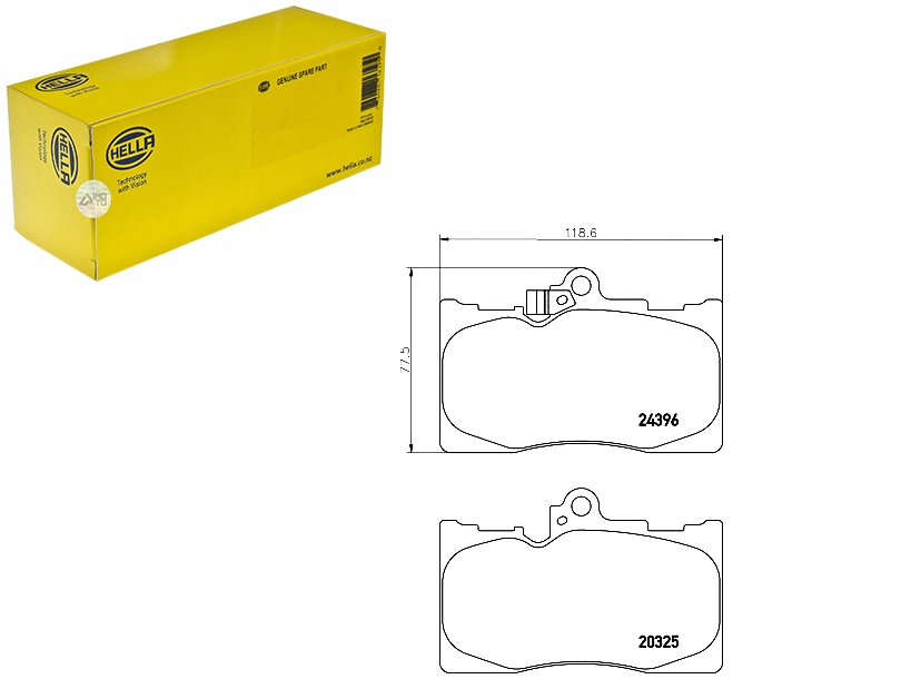 фото №1, Hella гальмівні колодки гальмівні lexus gs 350 awd grl10_. g