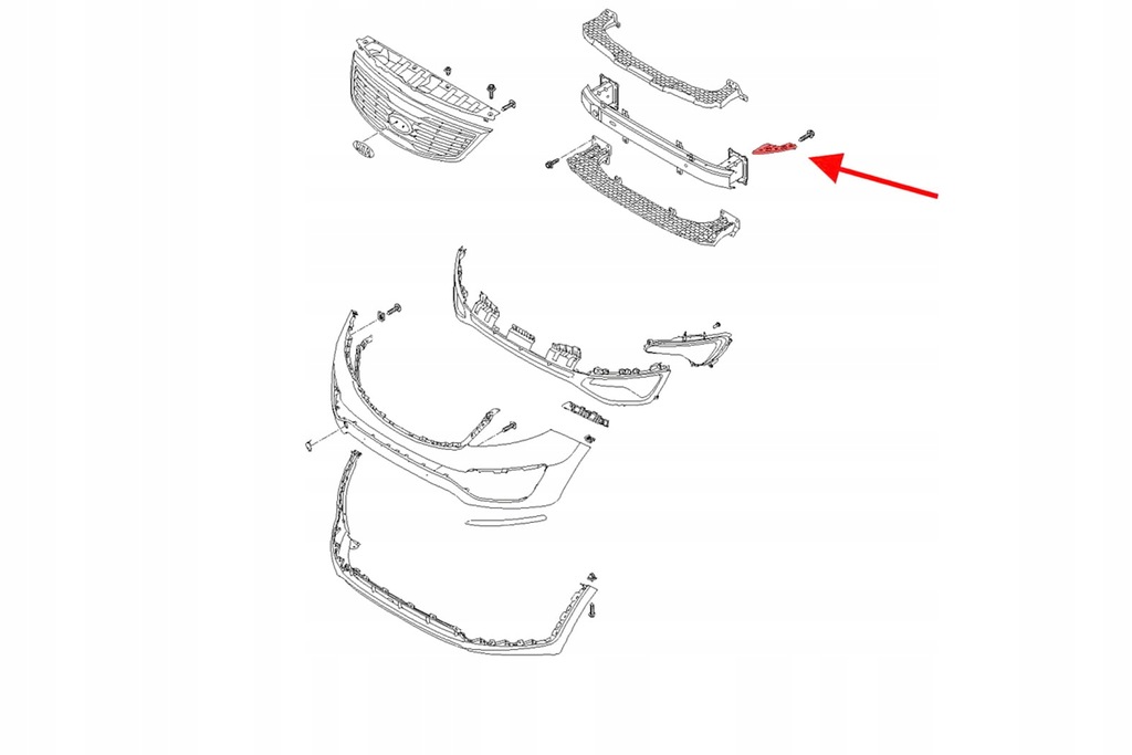 фото №8, Кронштейн перед левый 86552-3w000 kia sportage 10-15