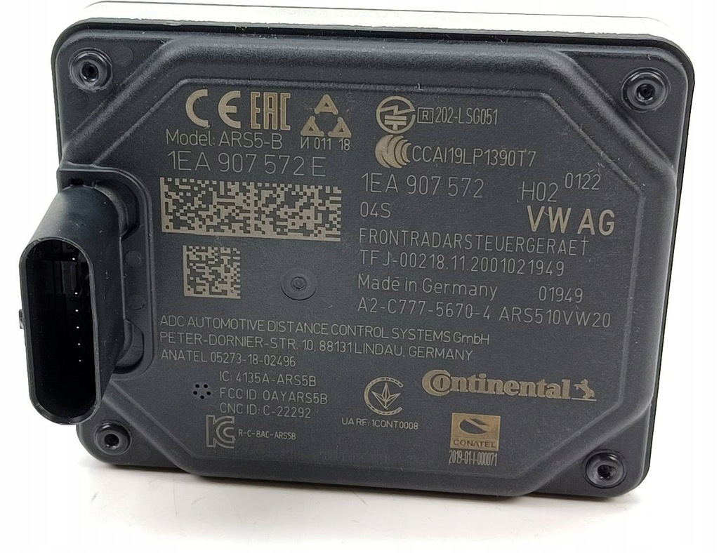 фото №1, Aso датчик radarowy vw id.3 id.4 1ea907572e