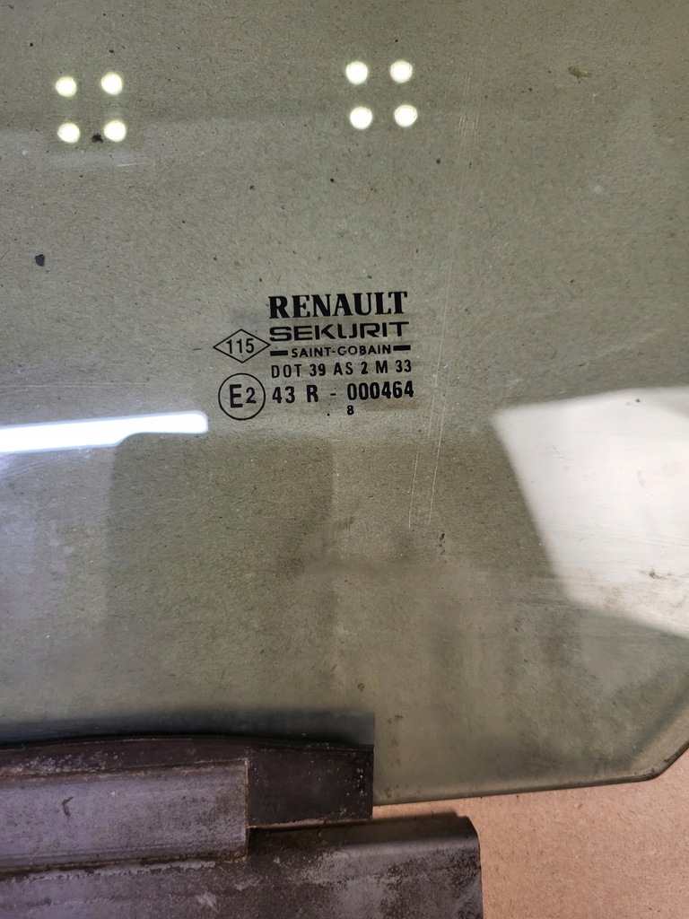 фото №3, Стекло с дверь левая перед renault kangoo i оригинальный номер