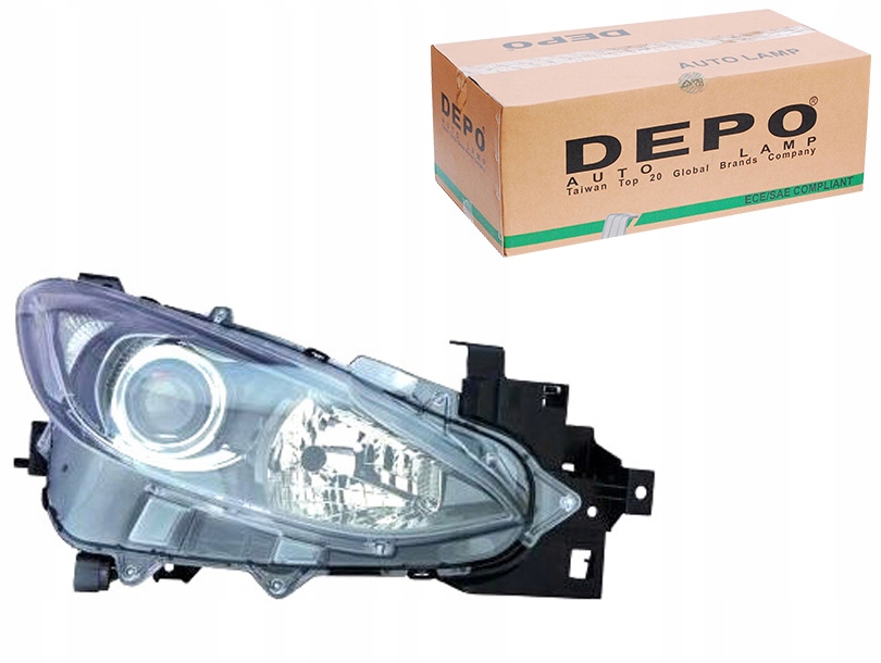 фото №1, Фара h11/h15/w5w електричний mazda 3 bm 09.