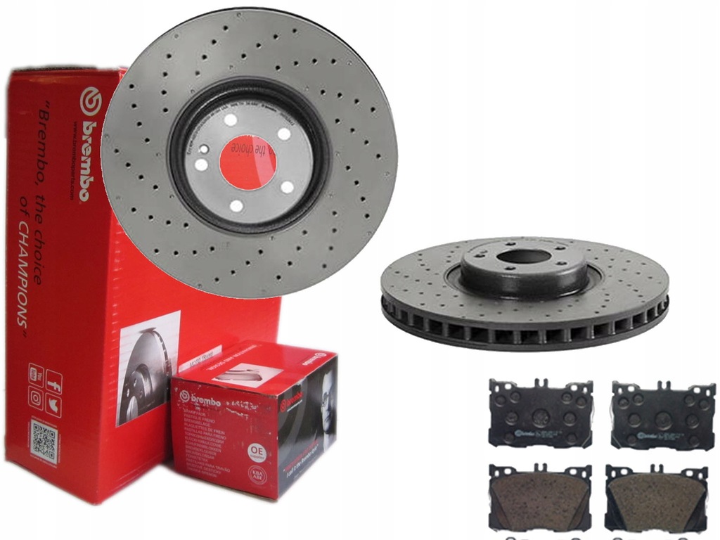 фото №1, Тормозные диски тормозные колодки brembo p mercedes c257 x253 360mm