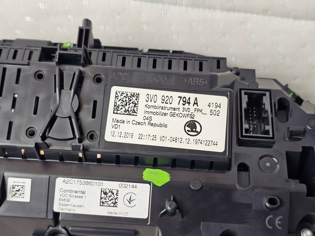 фото №5, Счетчик приборная панель приборы экран дисплей виртуальный skoda superb digital 3v0