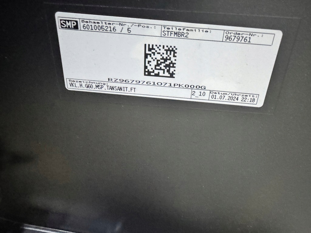 фото №11, Bmw 5 g60 бампер m набор перед задняя kompet c3z tansanitblau