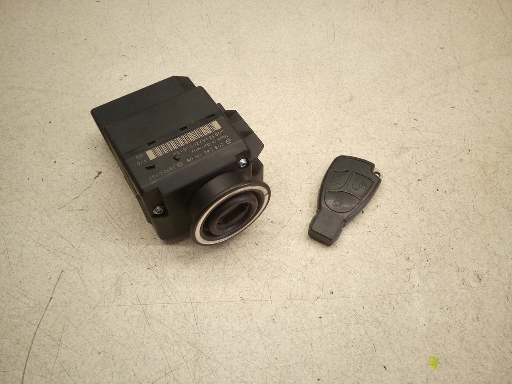 фото №1, Mercedes w203 замок запалювання ключ 2035450408