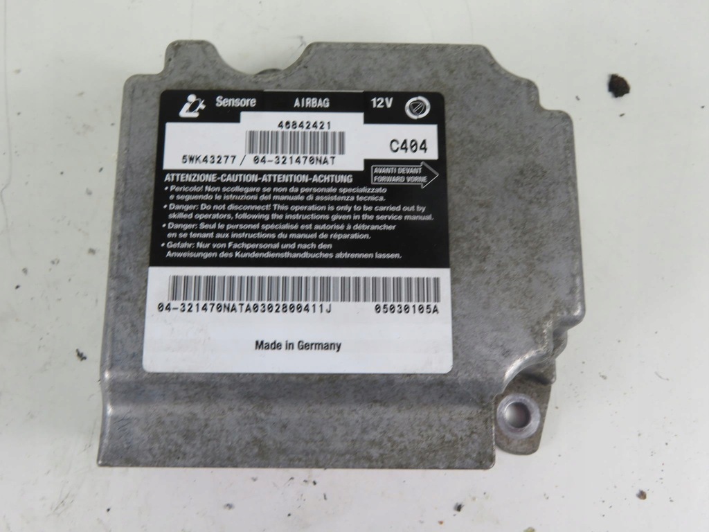 фото №1, Модуль подушка безопасности alfa romeo 147 937_ 46842421