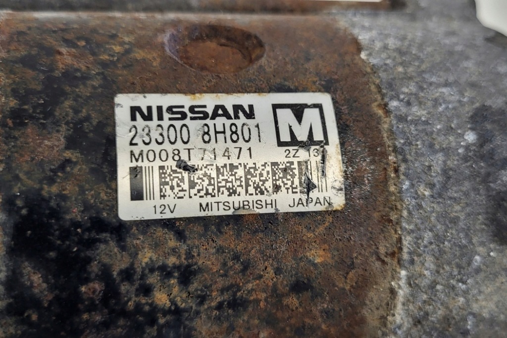 фото №9, Стартер nissan x-trail t30 233008h801 2.2l дизель 100kw 2005