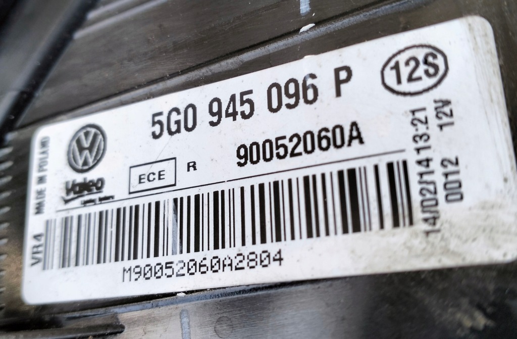 фото №11, Лампа задня права vw golf vii 7 12- 5g0945096p