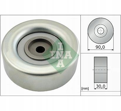 фото №2, Schaeffler ina 532 0693 10 ролик направляющая / направляющая, ремень клиновой зубчатый