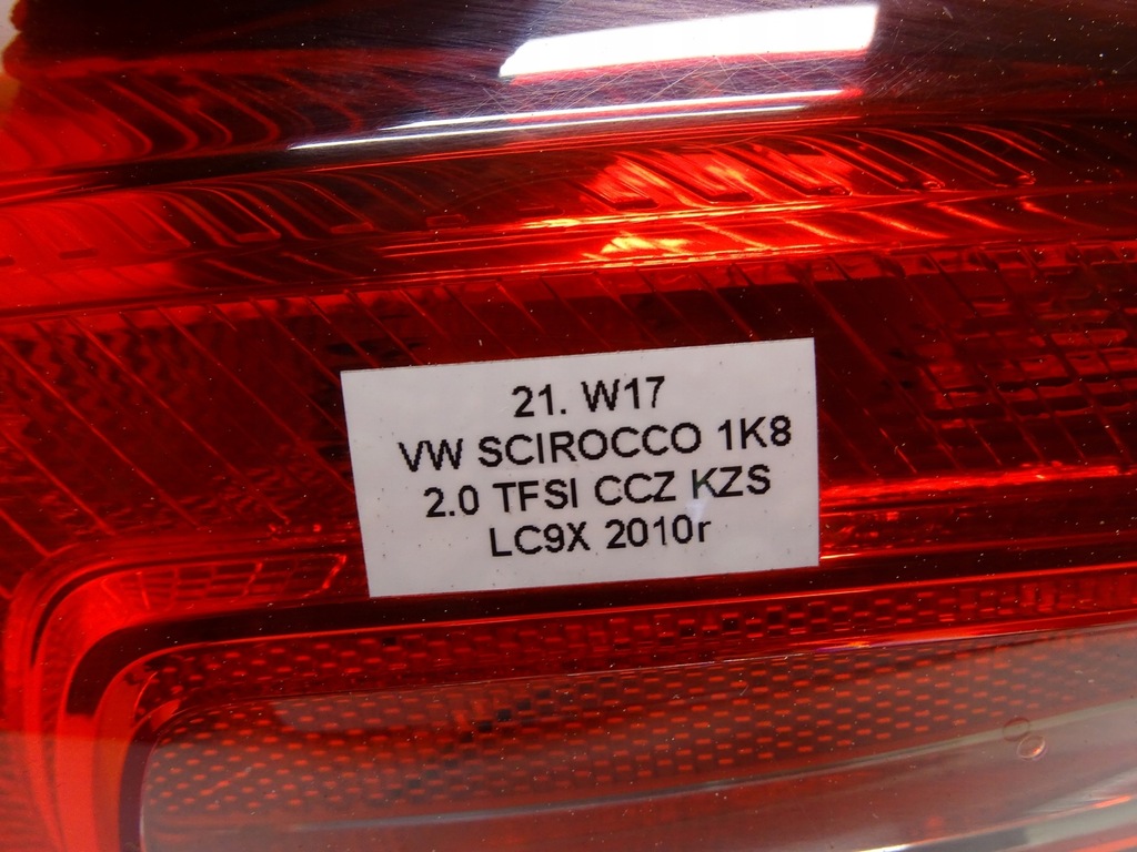 фото №10, Лампа левая левый задняя задняя vw scirocco iii 1k8 1k8945095m