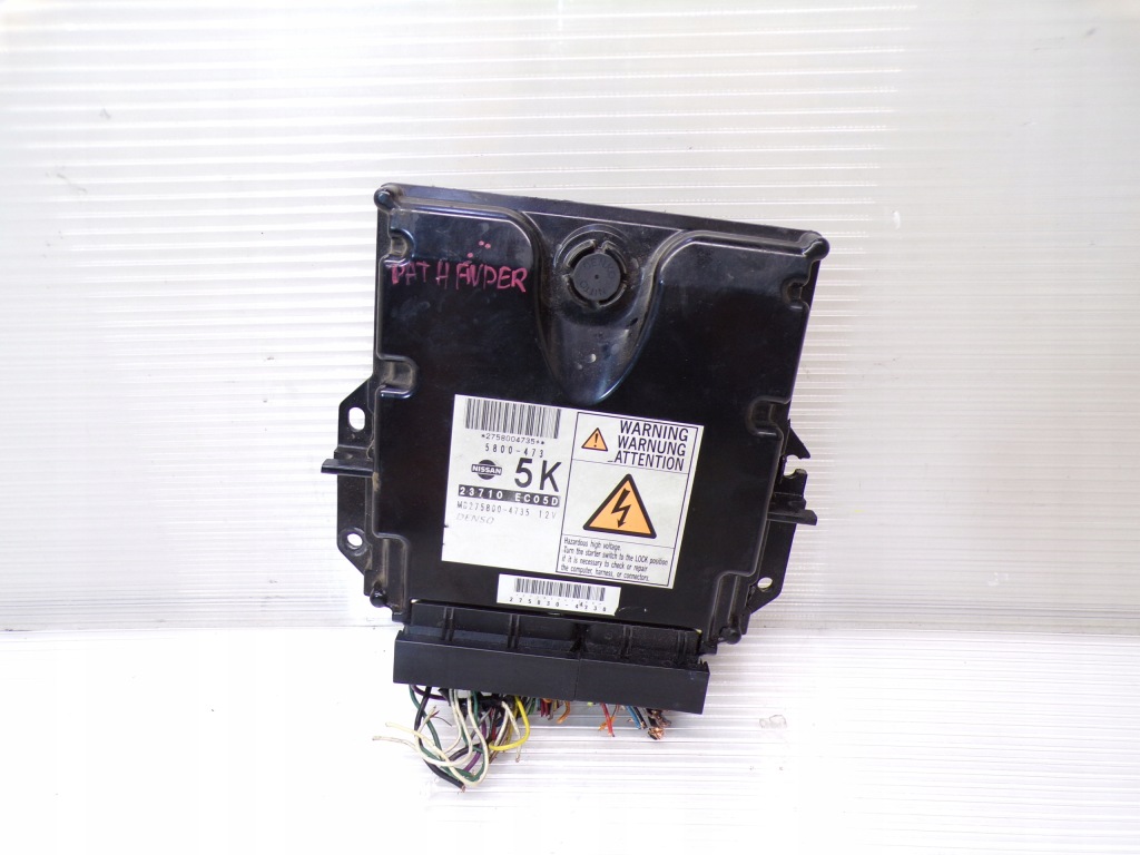 фото №1, Бортовой компьютер блок управления двигателя nissan pathfinder r51 navara d40 23710ec05d