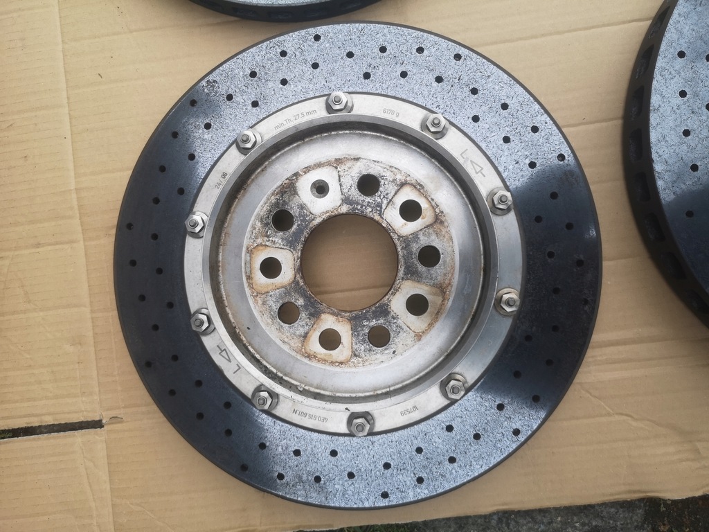 фото №8, Тормоза керамические ceramika комплект перед задняя суппорты тормозные диски audi a8 s8 d3