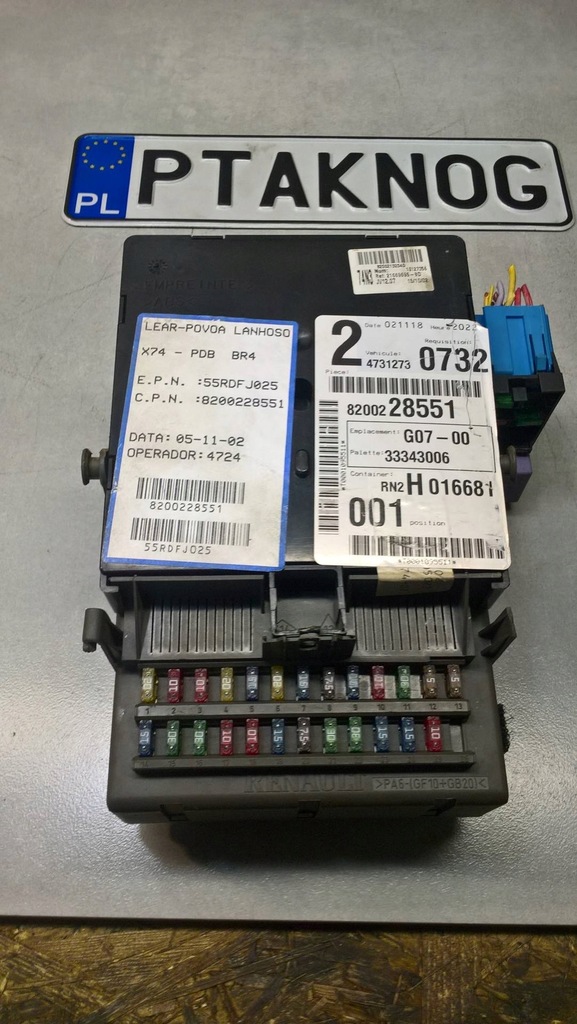 фото №2, Модуль bsi коробка laguna ii 1.8 8200228551