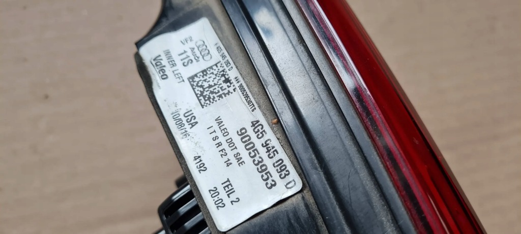 фото №9, S6 c7 4g a6 lift лампа левая левый w крышка задняя led 4g5945093d usa sedan