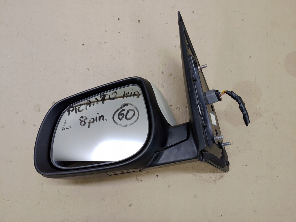 фото №9, Дзеркало ліва 8 pin kia picanto ii 3d 11-16 m9y