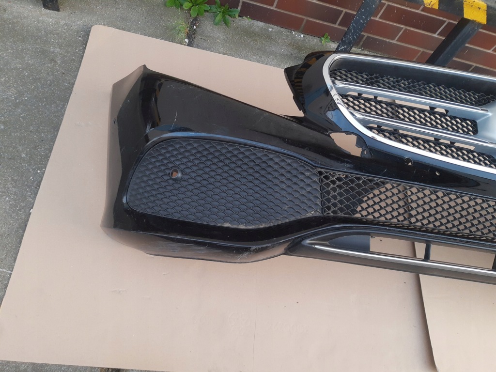 фото №3, Mercedes e w213 бампер перед+ решётка радиатора решётка радиатора