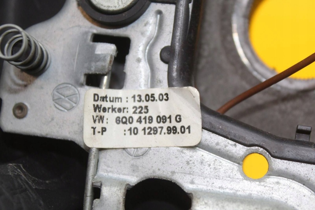 фото №15, Повітропровід vw polo iv 9n подушка подушка безпеки 6q0419091g 09071313002265 nr9756