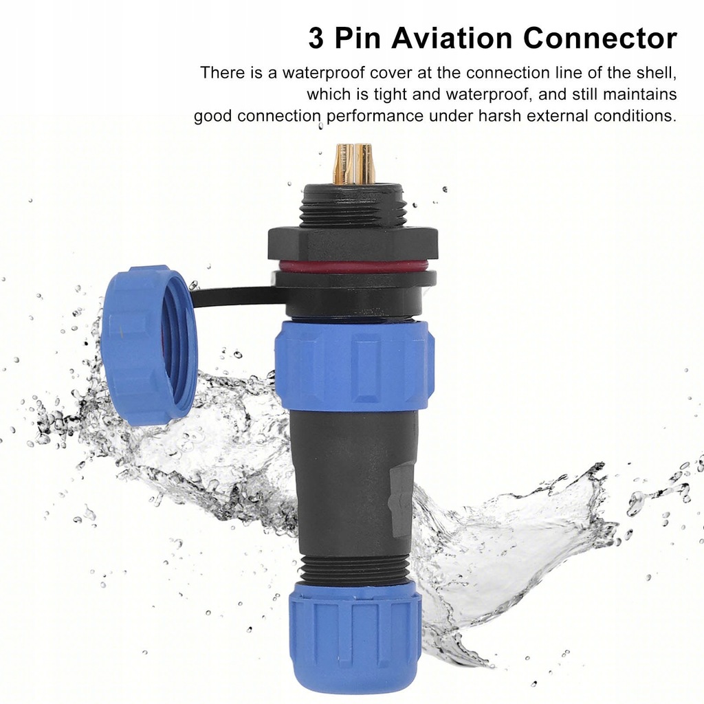 фото №12, Штекер lotnicza sp13 wodoodporne ip68