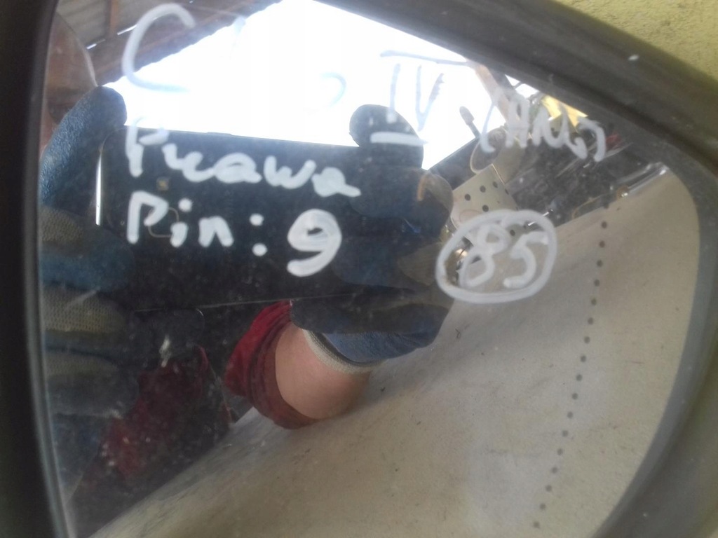 фото №4, Дзеркало праве 9pin anglik renault clio iv