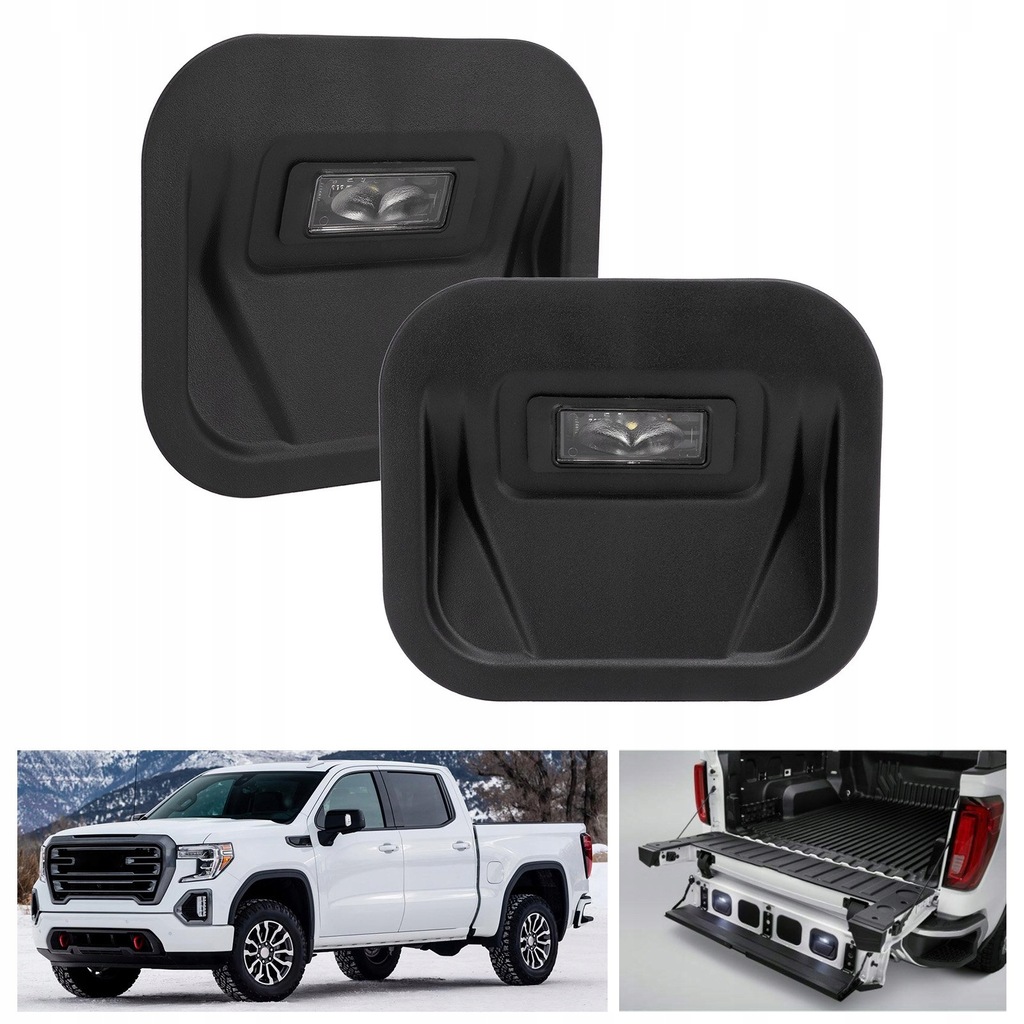 фото №11, Набор освещение порог задний крышки 84347814 заменитель dla gmc sierra