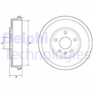 фото №2, Delphi bf556 барабан гальмівний
