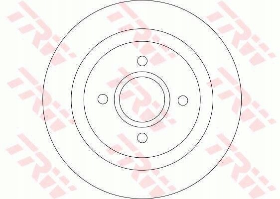 Trw df4251 диск тормозная Оригинал
