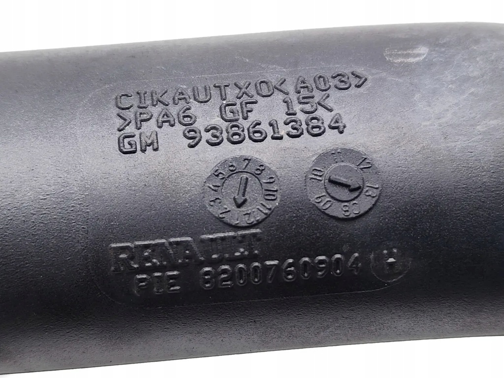 фото №7, Opel vivaro wąż / труба інтеркулер 2.0 cdti дизель 84kw 114 hp 93861384