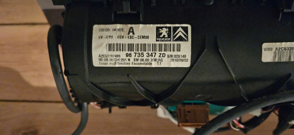 фото №3, 308 i радіо cd навігація 96737710xh