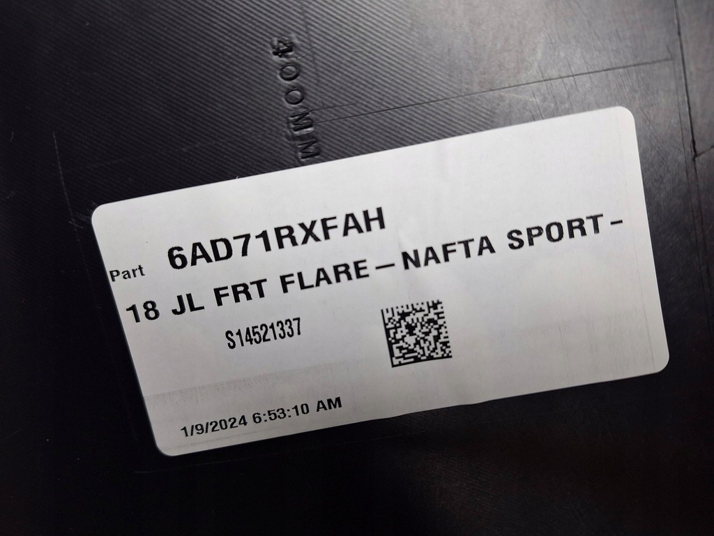 фото №7, Розширювач крила перед ліва jeep wrangler gladiator jl sport 17-