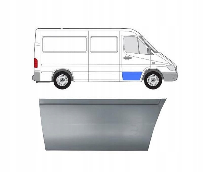 фото №1, Ремкомплект дверь do vw lt 1996-2006 3546122 правая