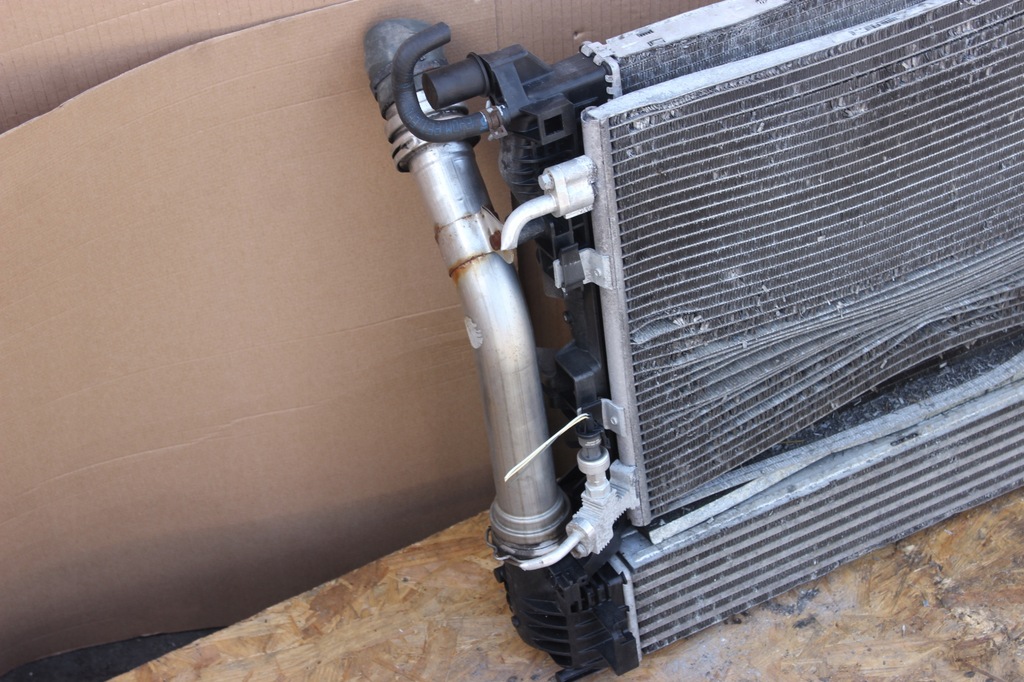 фото №5, Радиатор wody + интеркулер renault grand scenic iii 1.5 dci 214100002r