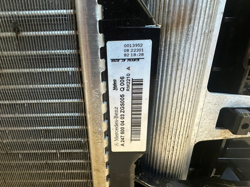 фото №6, Mercedes a-klasa w177 b-klasa w247 hybrid радиатор комплект радиатор