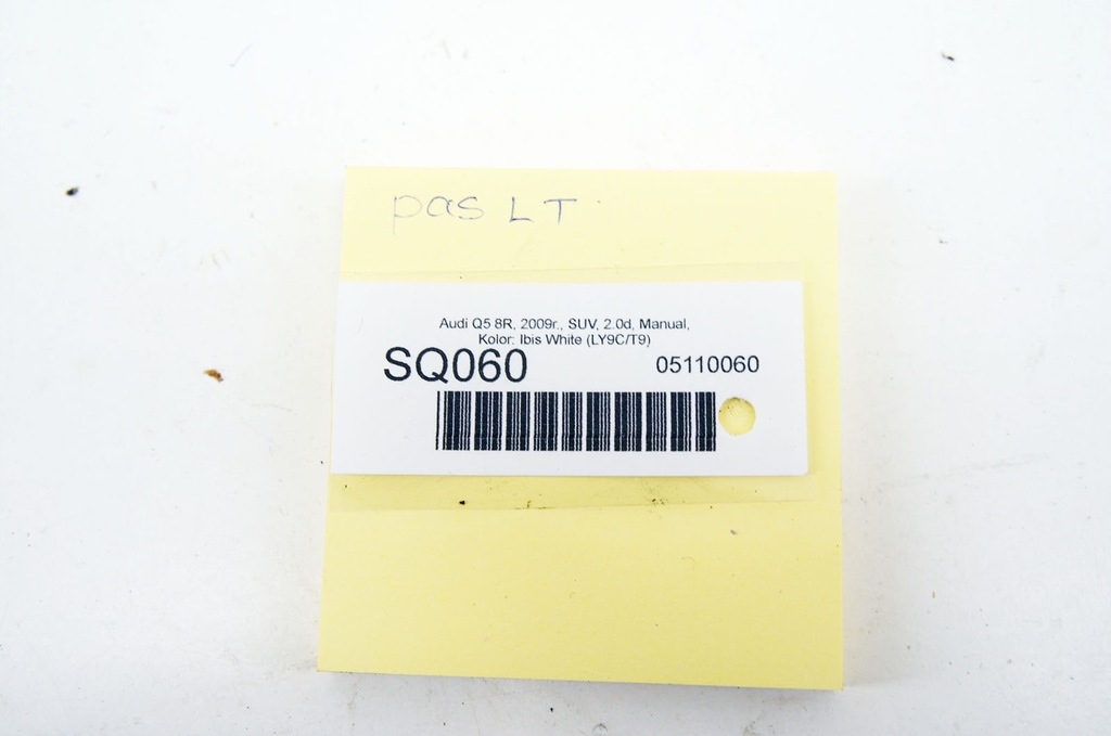 фото №5, Sq060 audi q5 i 8r pas безопасности задняя 8r0857805c