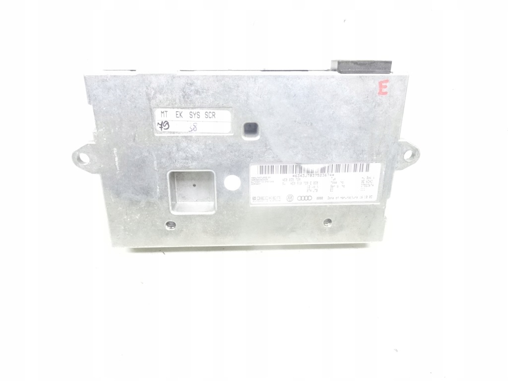 фото №1, 4e0910729e audi a8 d3 блок керування модуль mmi