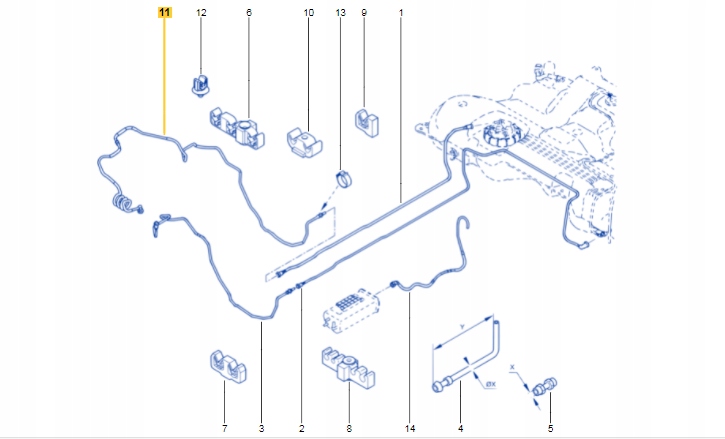 фото №2, Шланг пального renault megane ii scenic ii 2.0 16v