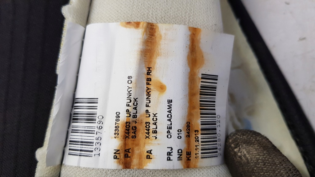 фото №11, Спинка сидіння правий opel adam