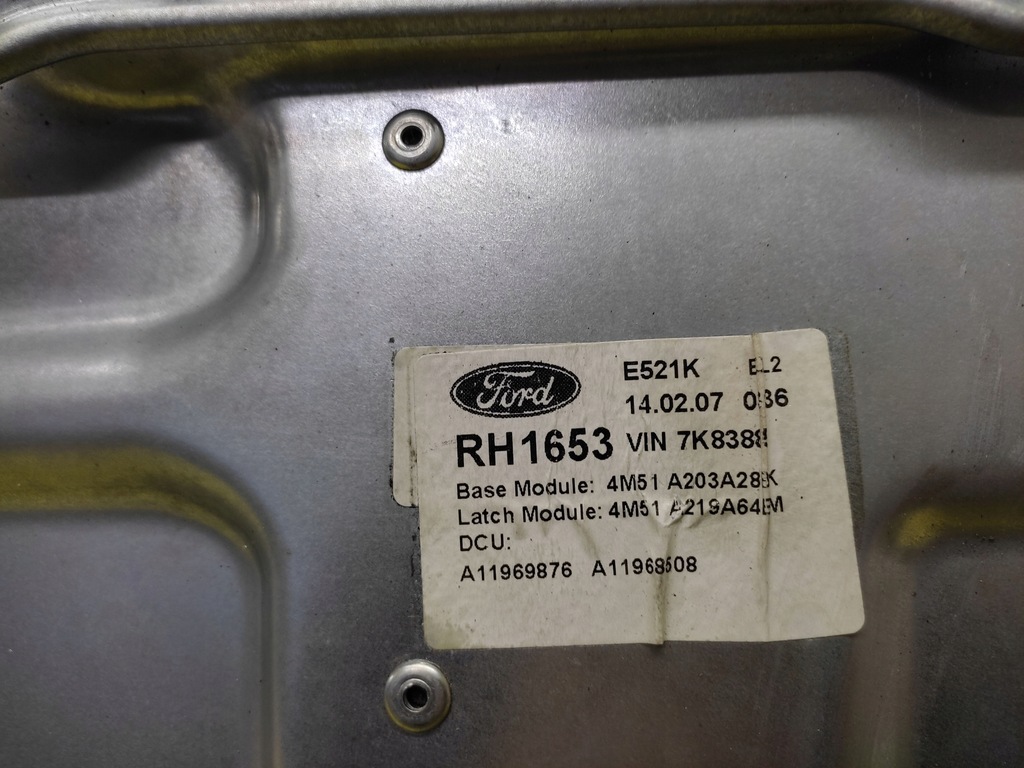 фото №8, Ford focus mk2 підйомник скло правий перед