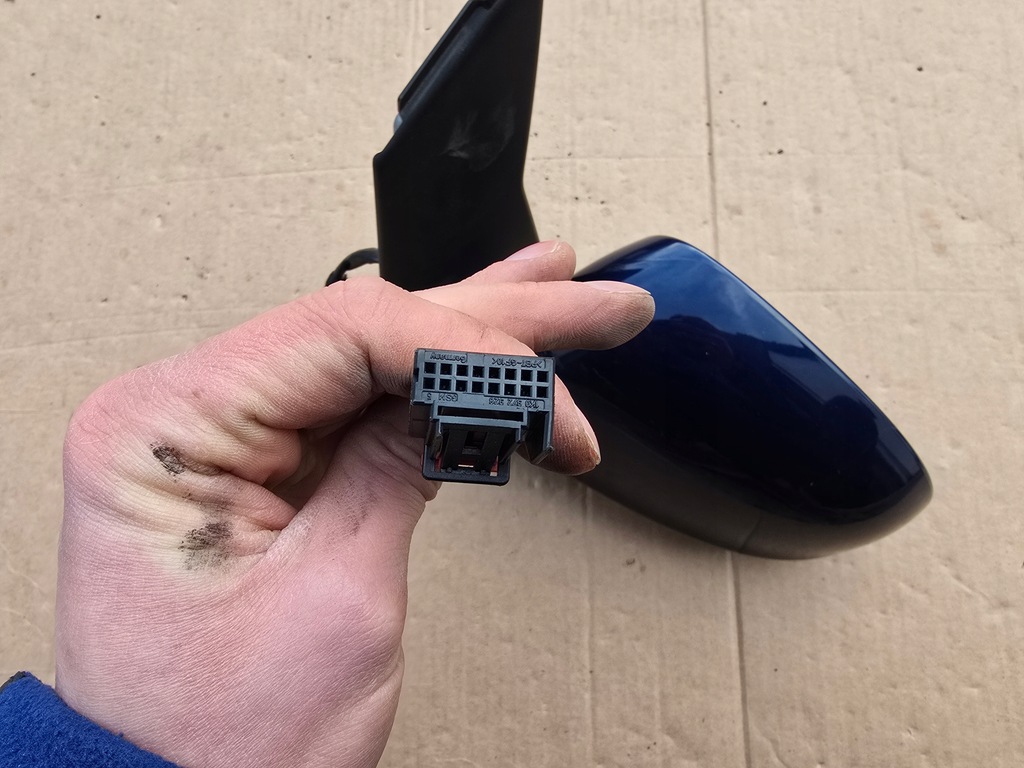 фото №5, Зеркало левая полный 9pin vw golf 6 vi plus lift ld5q