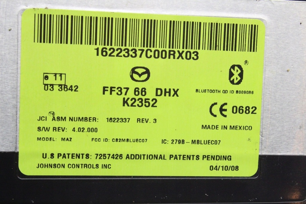 фото №3, Модуль блютуз mazda rx-8 se, fe ff3766dhx 1.3l бензиновий 170kw 2008