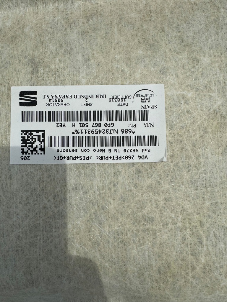 фото №5, Seat ibiza v стеля fr 6f0867501