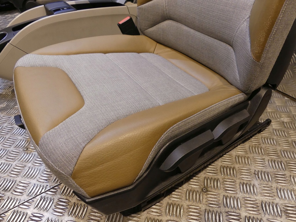 фото №10, Bmw i3 i01 оббивка сидіння підігрів заднє сидіння тунель обшивки solaric cassia